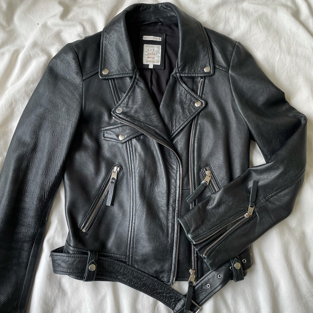Zara Genuine Leather Jacket